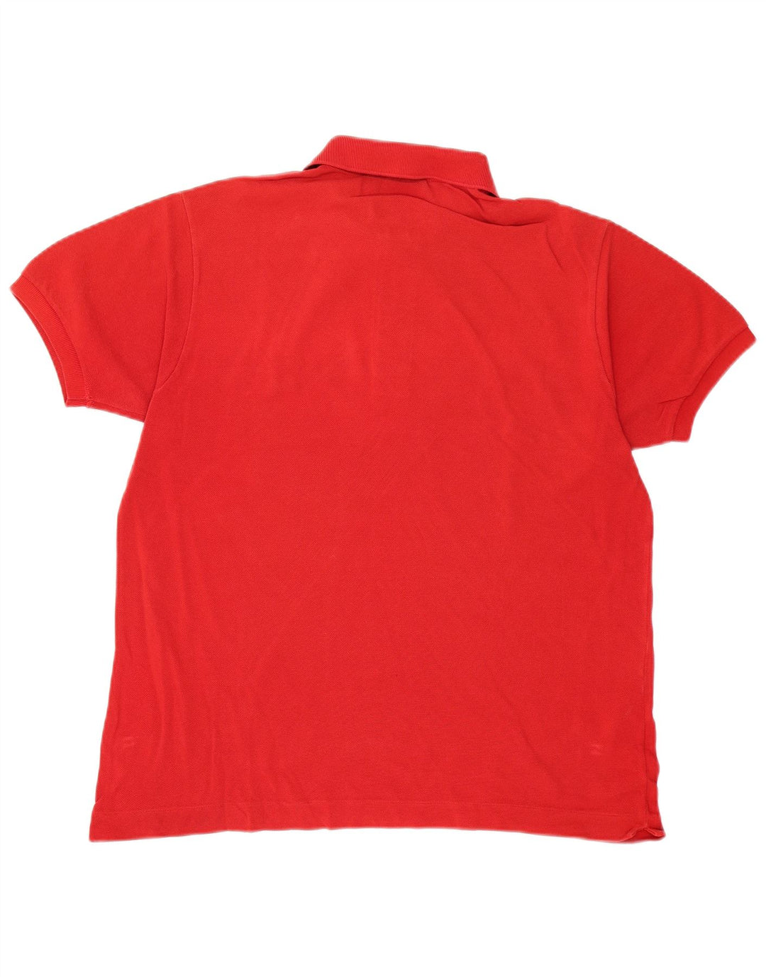LACOSTE Polo para hombre talla 5 grande algodón rojo