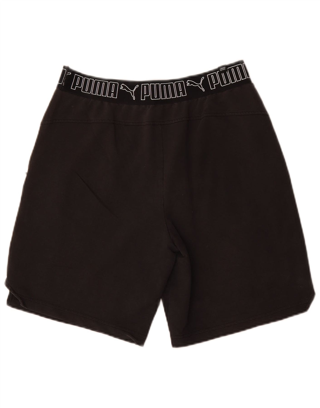 Puma Shorts deportivos gráficos para hombre Algodón negro mediano