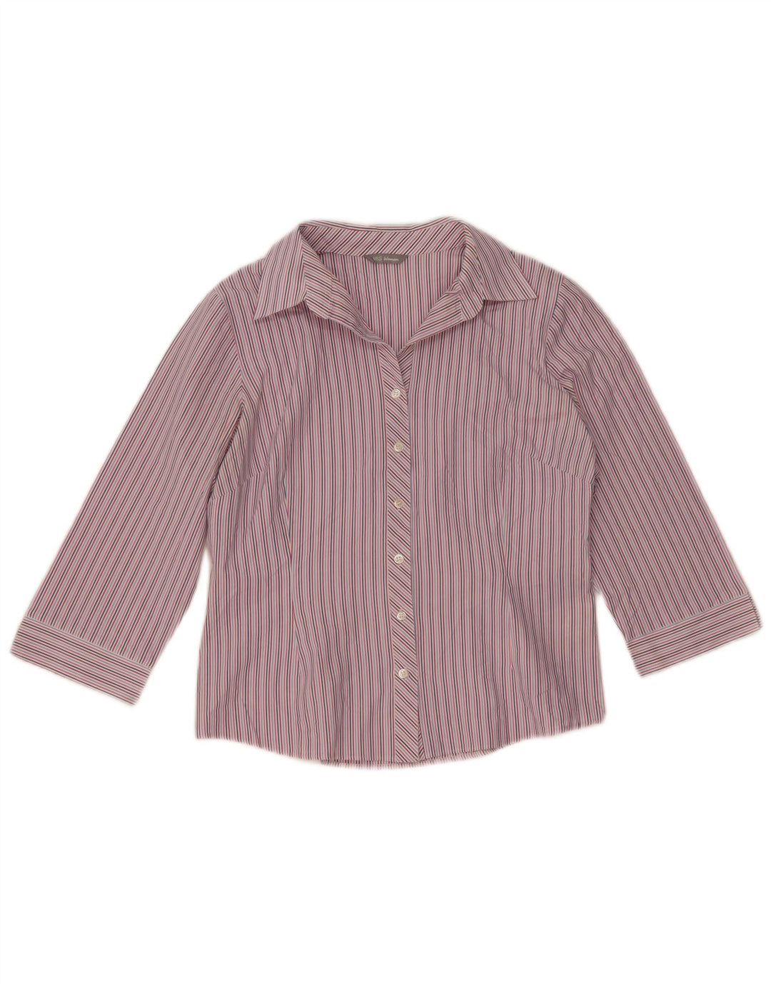 Marks & Spencer Camisa de manga 3/4 para mujer UK 40 Mediana Rayas multicolores