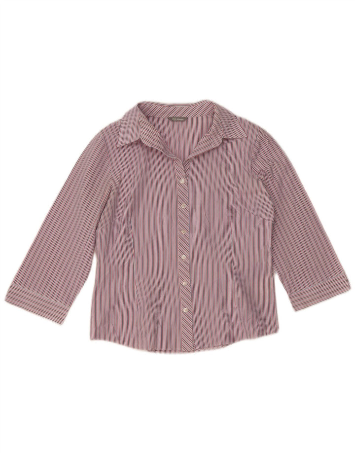 Marks & Spencer Camisa de manga 3/4 para mujer UK 40 Mediana Rayas multicolores
