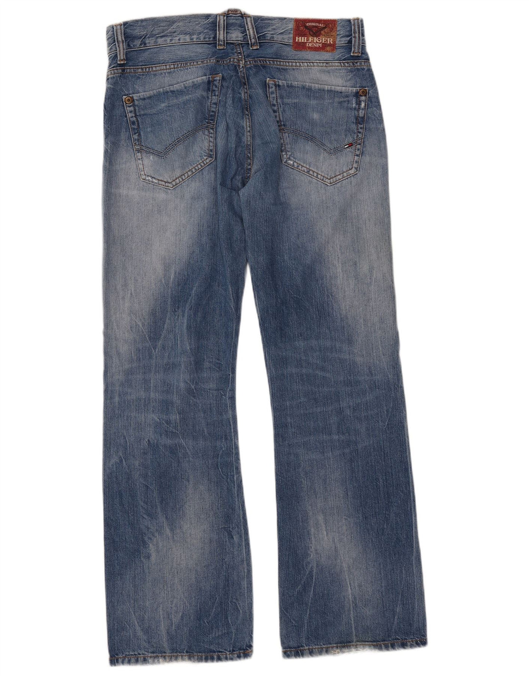 TOMMY HILFIGER Vaqueros Bootcut Rogar para hombre W34 L32 Azul