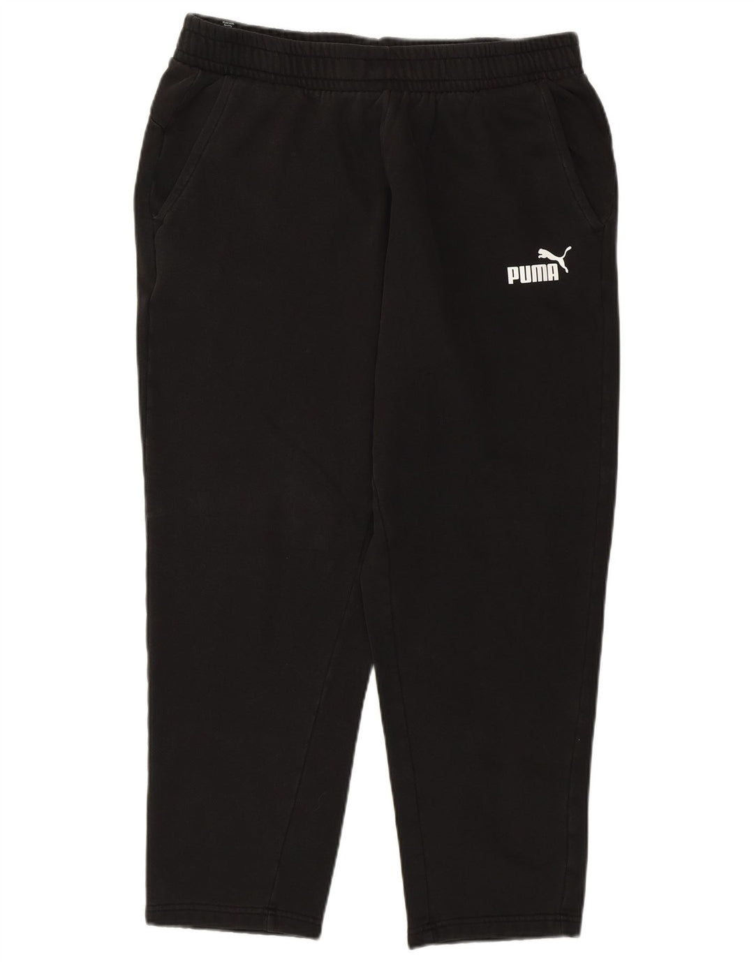 Puma - Pantalón de chándal para hombre, talla grande, color negro