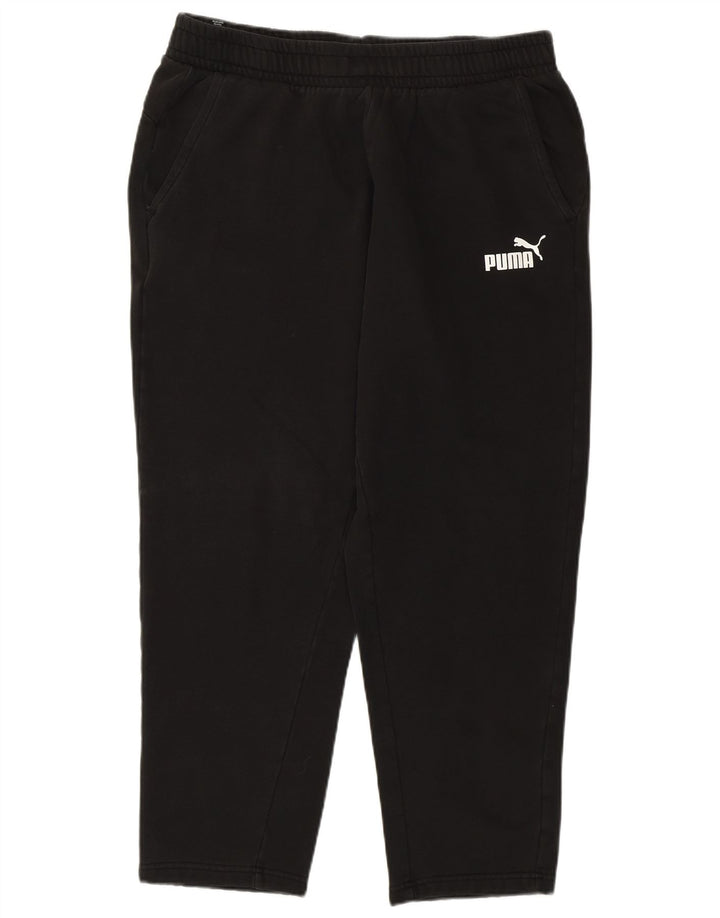 Puma - Pantalón de chándal para hombre, talla grande, color negro