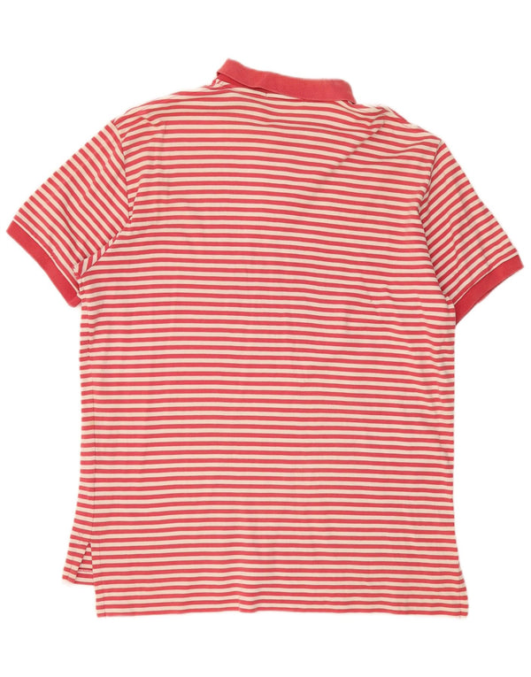 Camisa Polo Ralph Lauren para hombre de algodón a rayas rojas grandes