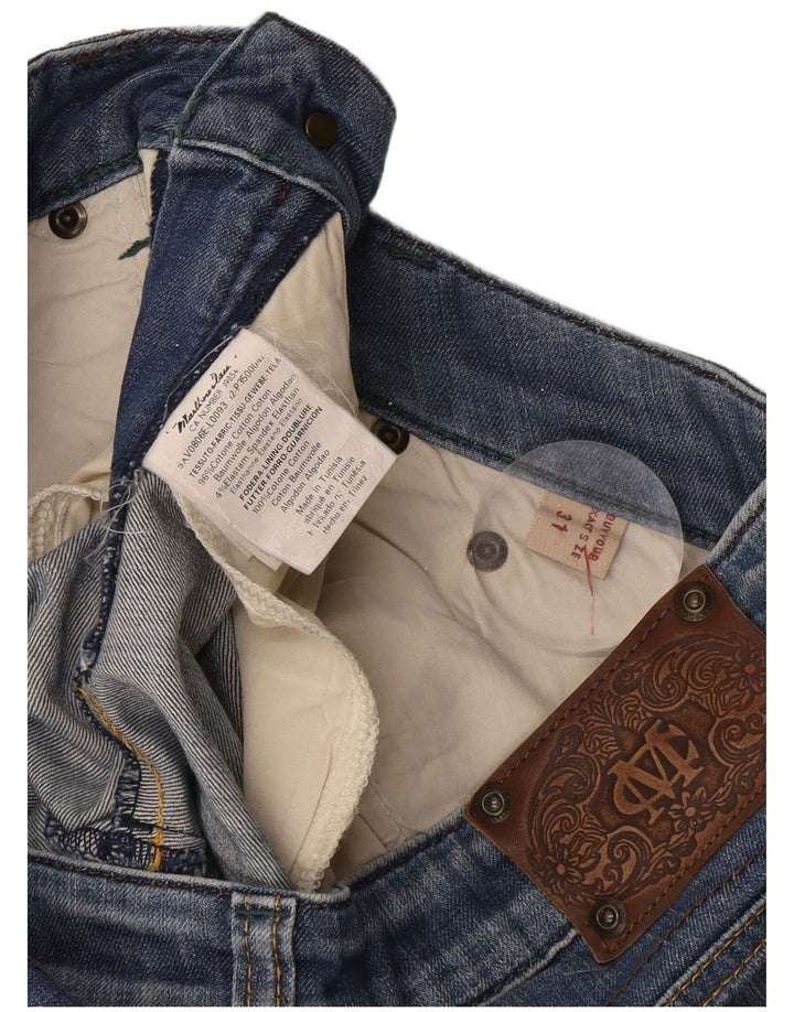 Jeans Rectos Mujer Marlboro Classics W31 L29 Algodón Azul