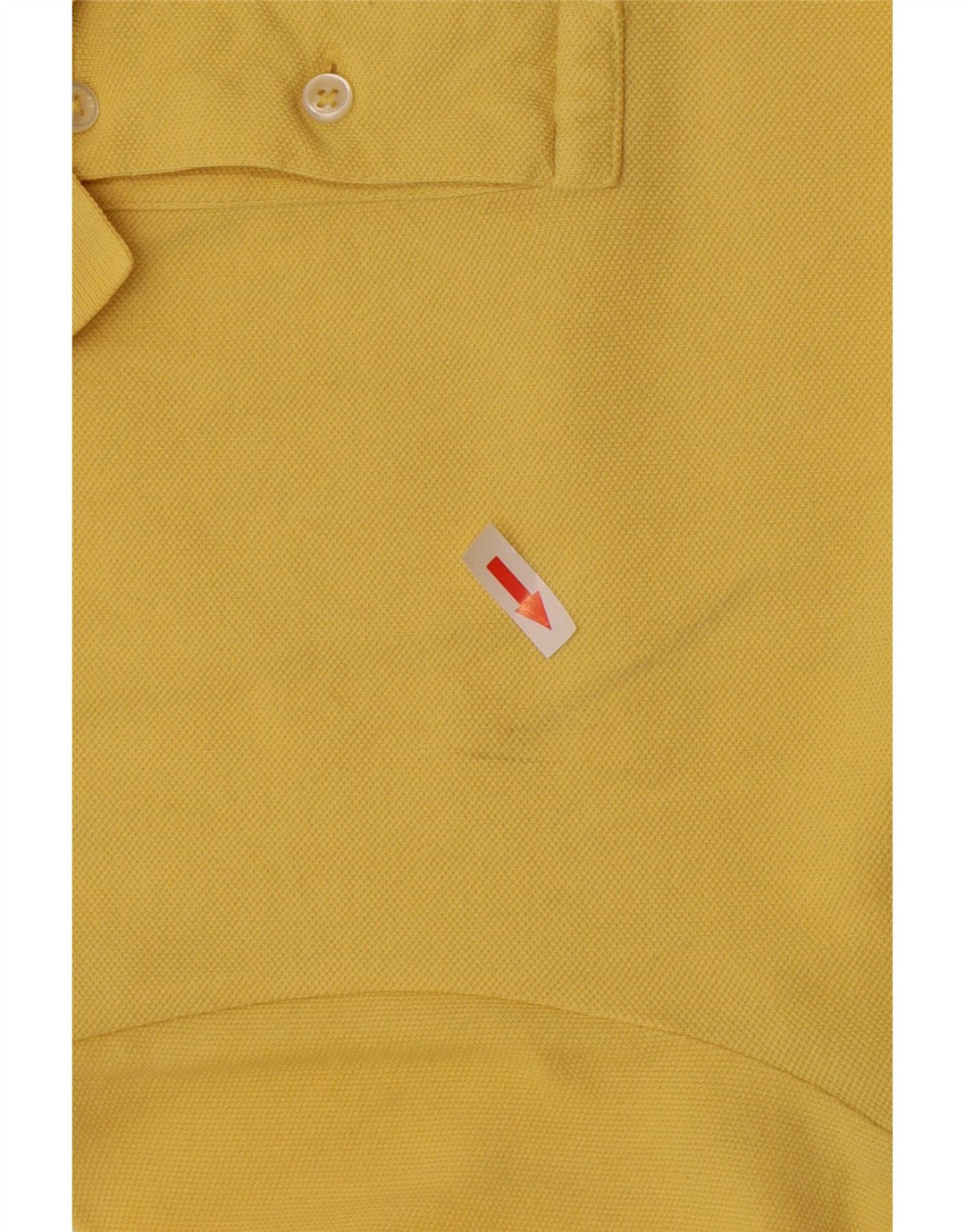 Polo Ralph Lauren Polo de ajuste personalizado para hombre de algodón amarillo medio