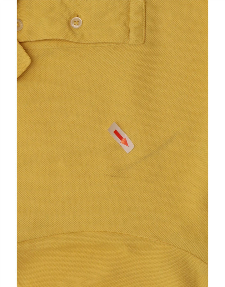 Polo Ralph Lauren Polo de ajuste personalizado para hombre de algodón amarillo medio