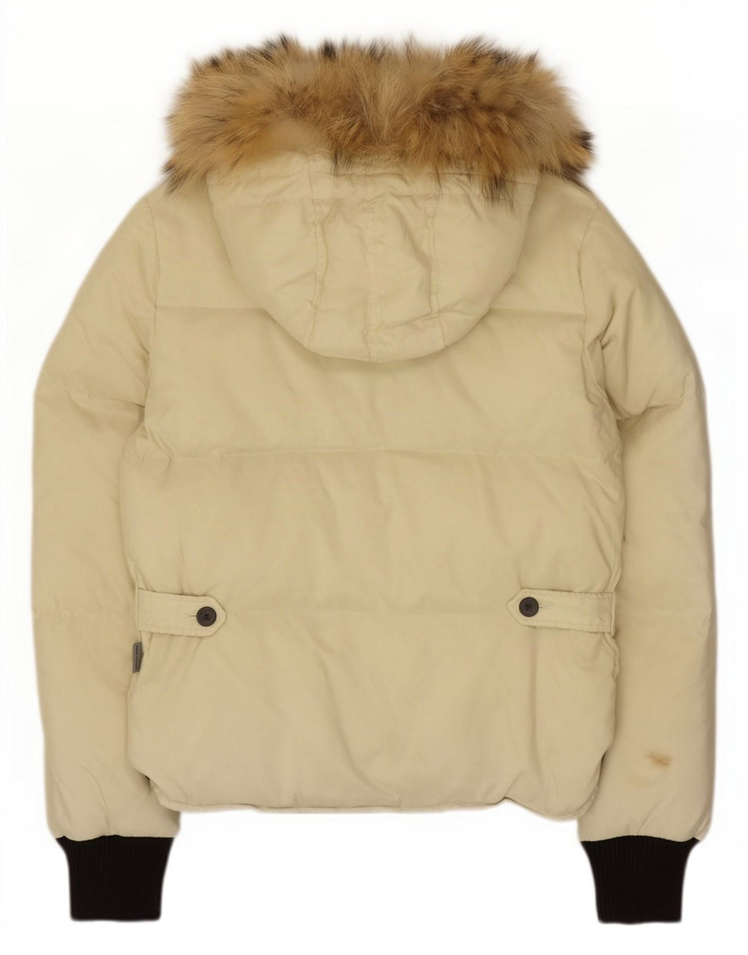 Chaqueta acolchada con capucha para mujer Sergio Tacchini IT 42 Medium Beige Colourblock