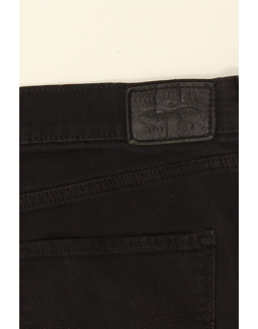 LEVI'S Mujer 314 Shaping Straight Jeans W33 L30 Negro