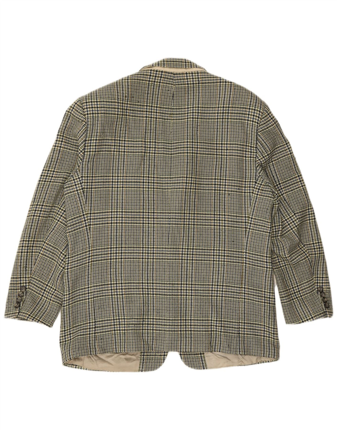 HUGO BOSS Chaqueta tipo blazer de 2 botones para hombre UK 40 Large Green Houndstooth