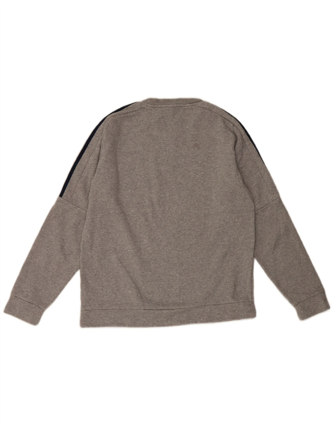 Adidas Hombre Sudadera Jumper Gris Medio Algodón