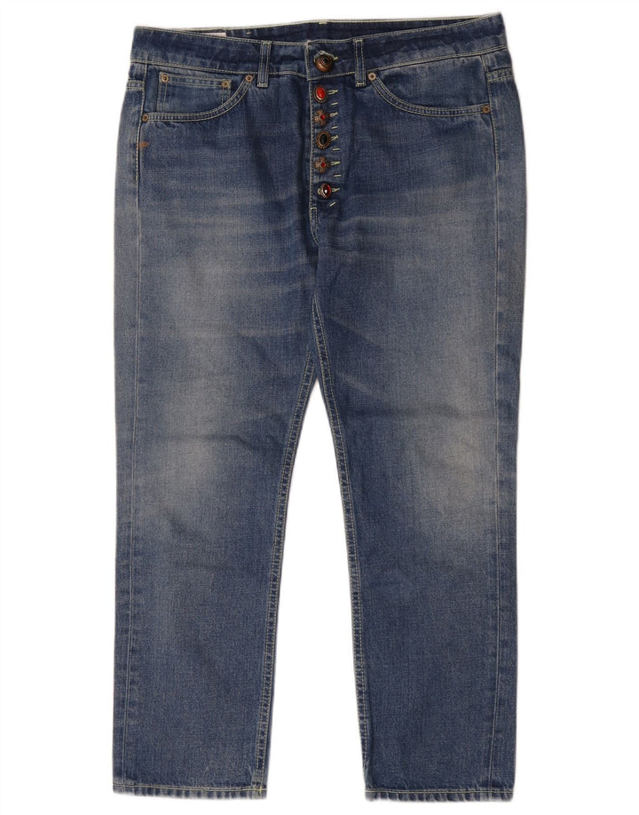 Vaqueros Capri Mujer Dondup W28 L26 Algodón Azul