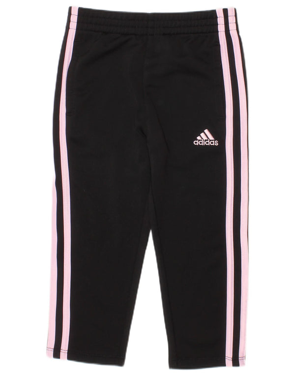 ADIDAS Pantalón Chándal Bebé Niña 18-24 Meses Negro Poliéster