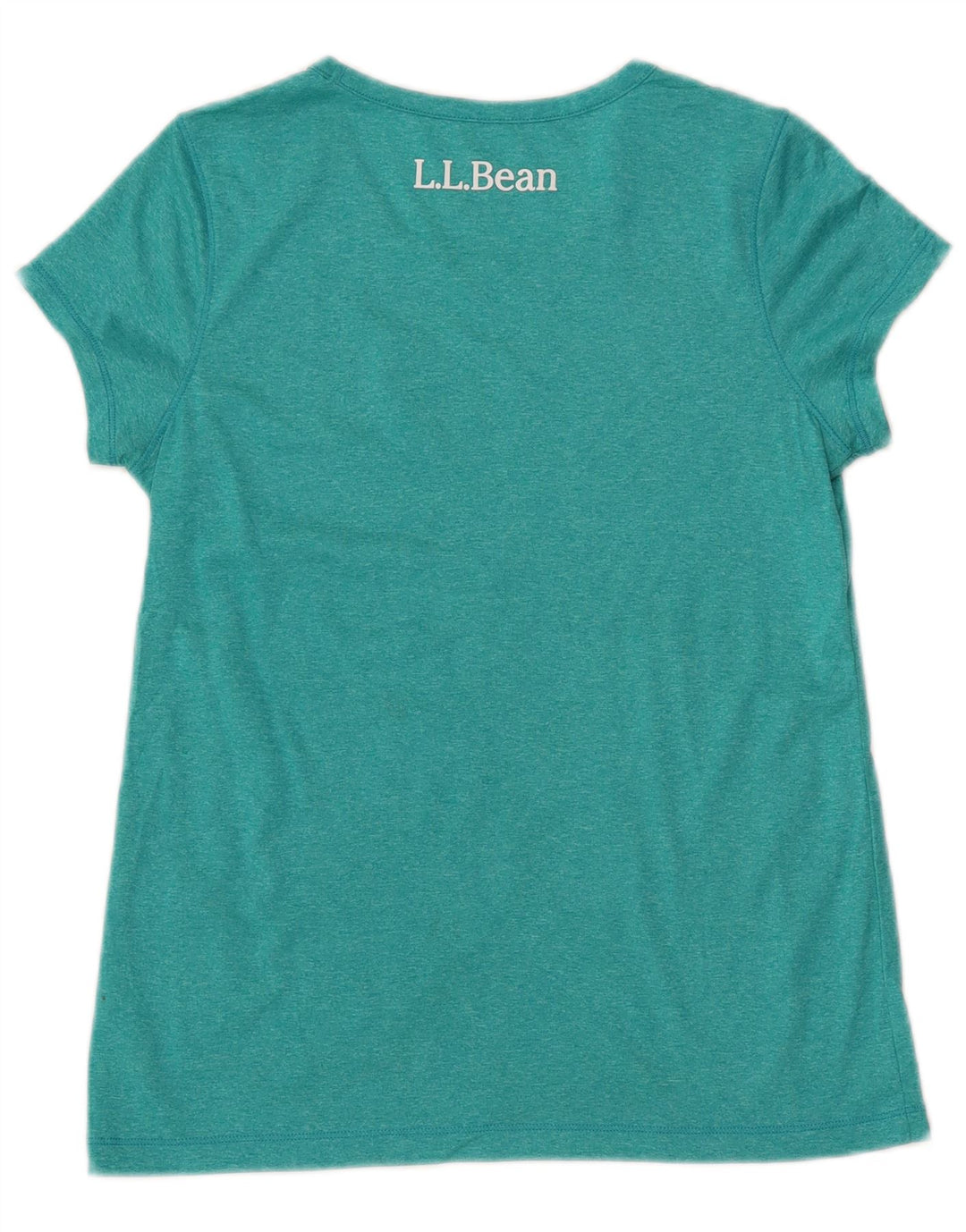 L.L.BEAN Camiseta gráfica para mujer Top UK 42 Medium Turquesa moteada