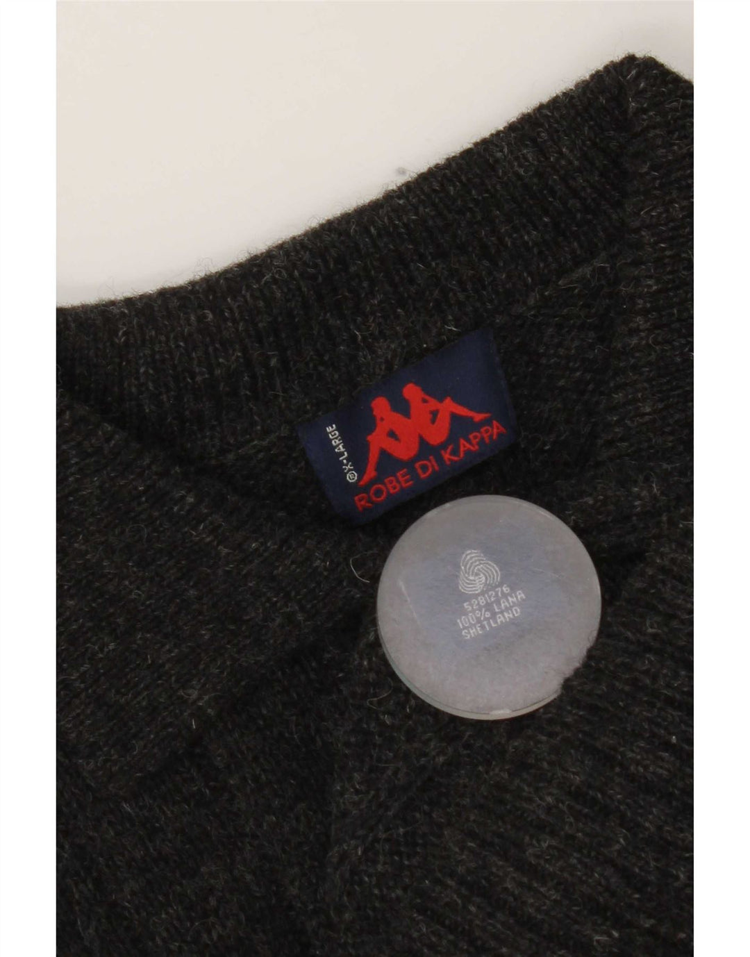 Kappa Cárdigan Hombre XL Lana Gris