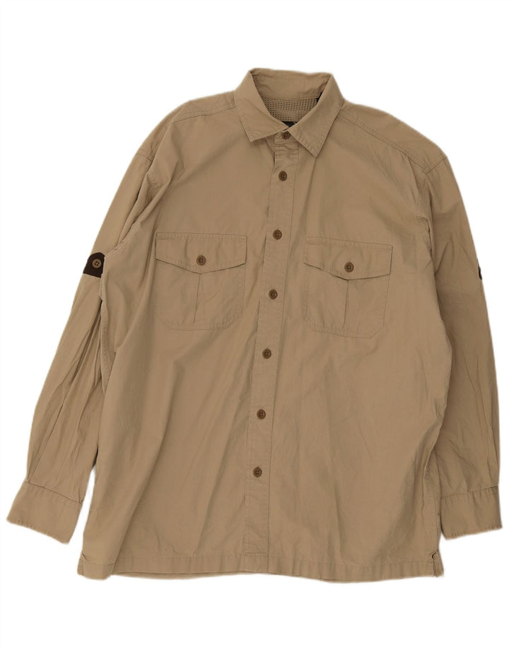 Camisa Timberland Hombre Pequeña Algodón Caqui
