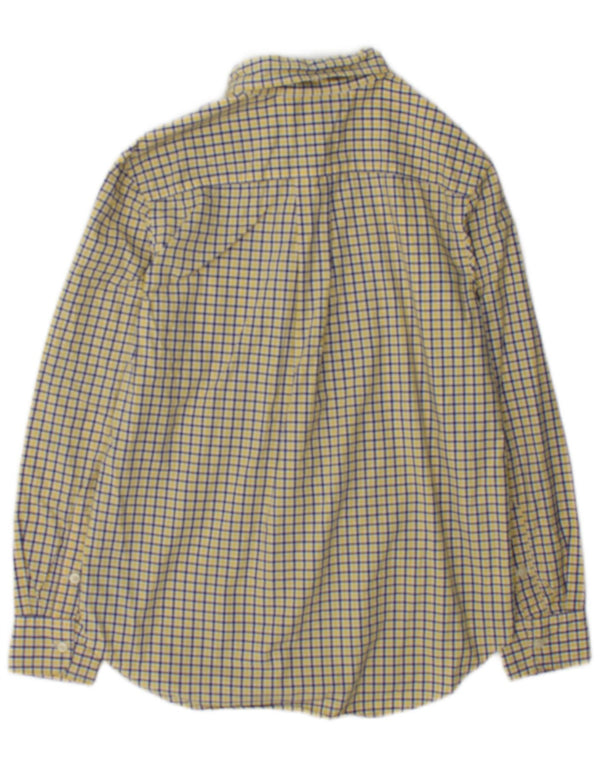 Ralph Lauren Camisa Niño 10-11 Años Mediano Amarillo Cuadros Algodón