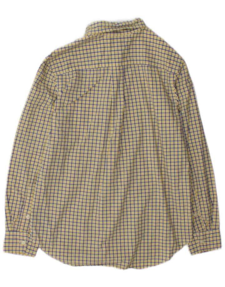 Ralph Lauren Camisa Niño 10-11 Años Mediano Amarillo Cuadros Algodón