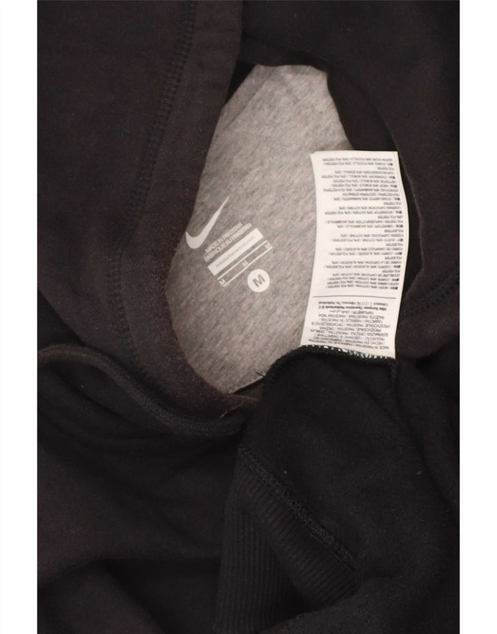 Nike - Sudadera con capucha y cremallera para hombre, tamaño mediano, algodón negro
