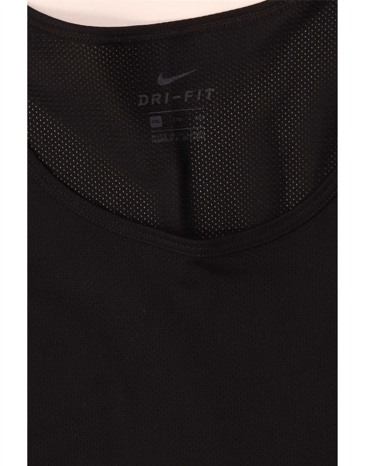 Nike Mens Dri Fit Chaleco Top 2XL Poliéster negro