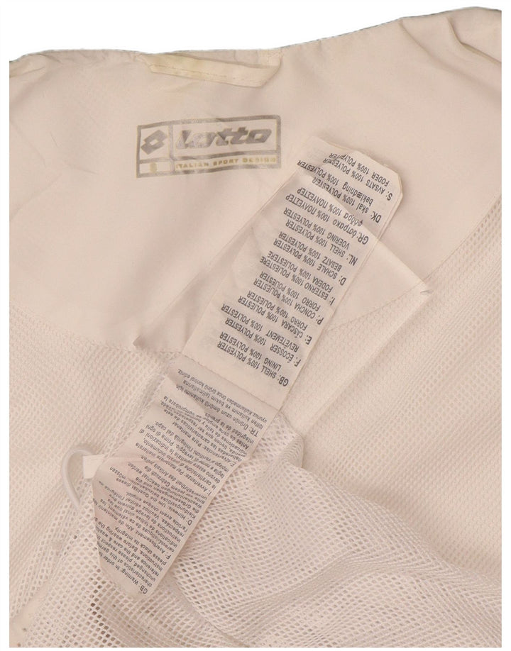 Lotto Chubasquero Hombre UK 36/38 Small Blanco Colorblock Poliéster