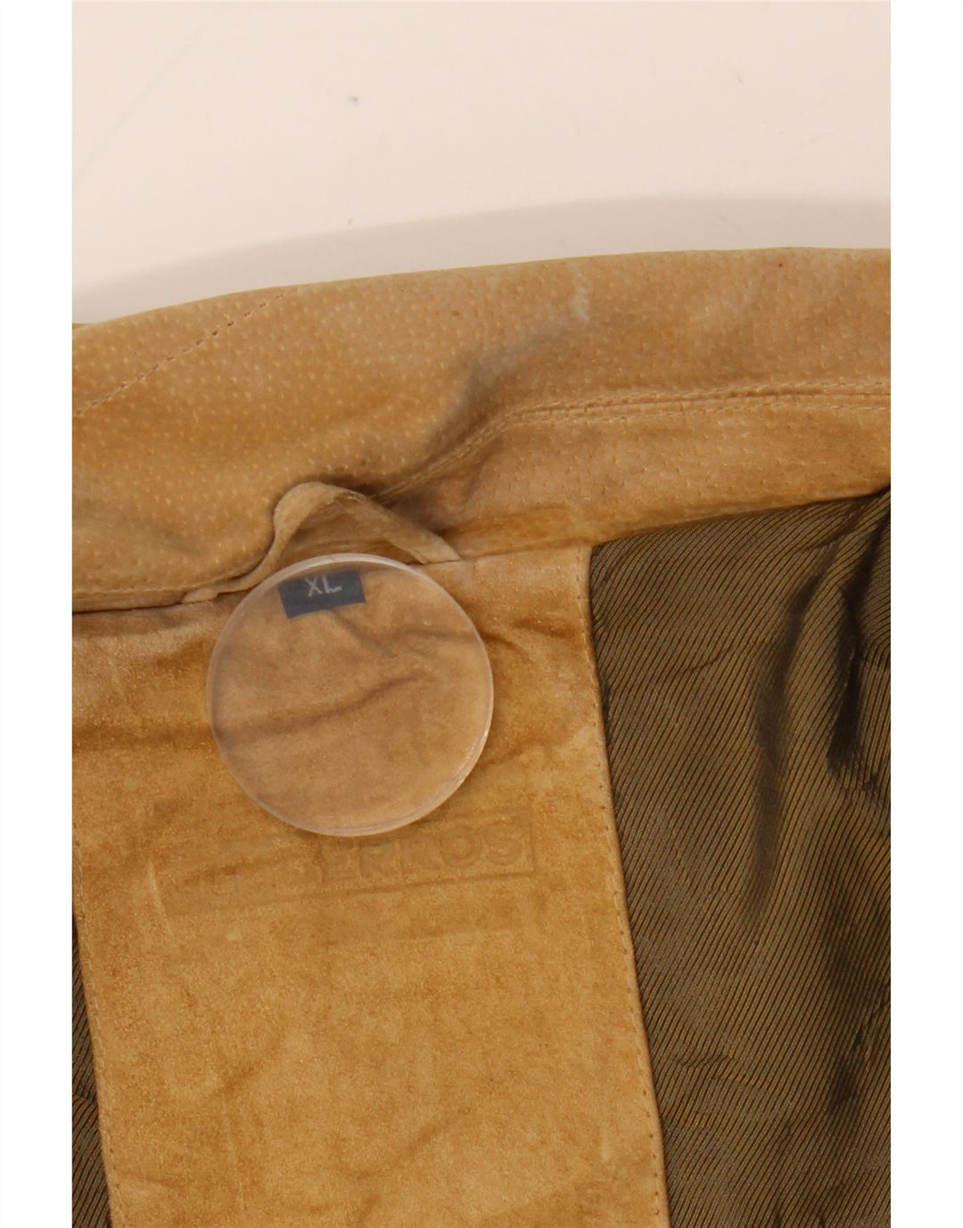 LERROS Chaqueta de ante para hombre UK 42 XL Cuero beige