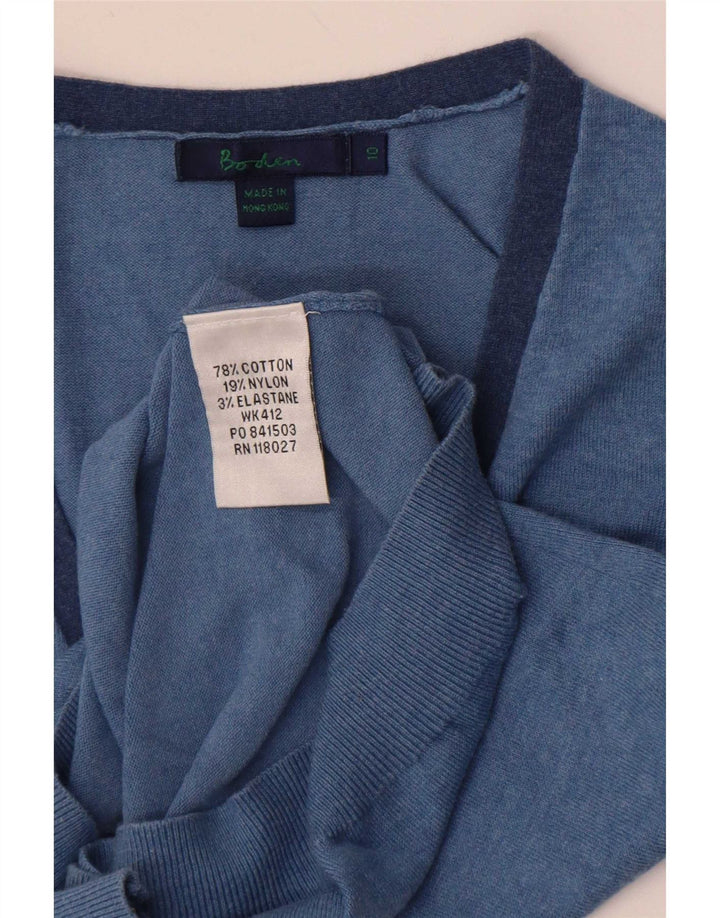 Boden - Camiseta sin mangas para mujer, talla S, algodón azul