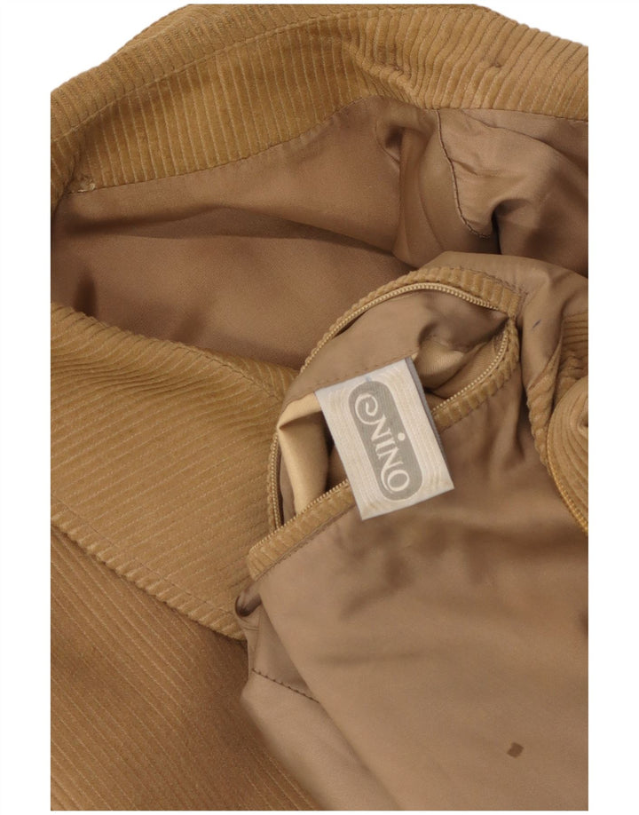 NINO Chaqueta de pana para hombre UK 38 Algodón beige medio