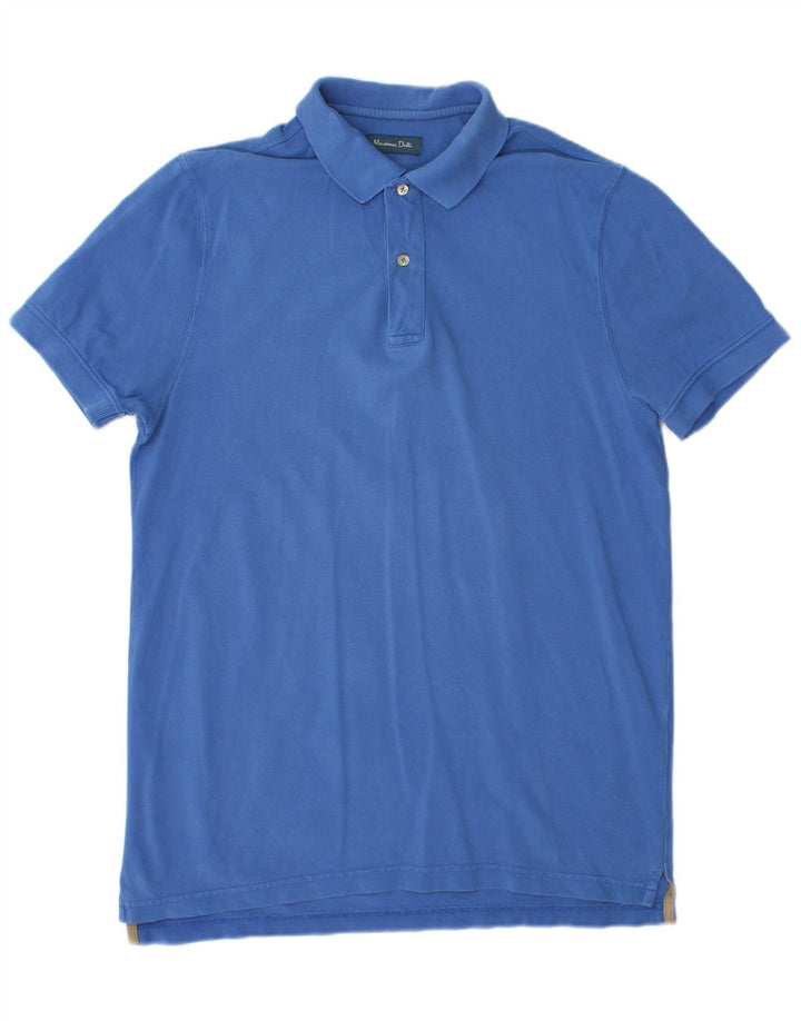 MASSIMO DUTTI Polo Hombre Azul Medio