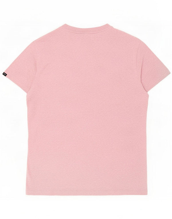 Camiseta Superdry para hombre Top pequeño de algodón moteado rosa