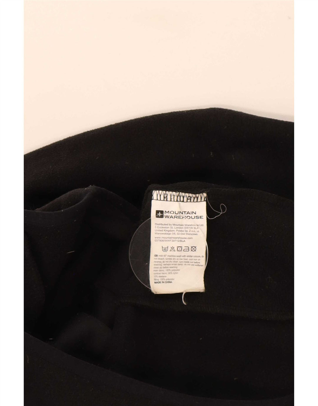 Chaqueta polar para mujer Mountain Warehouse UK 40 Medium Black Colorblock