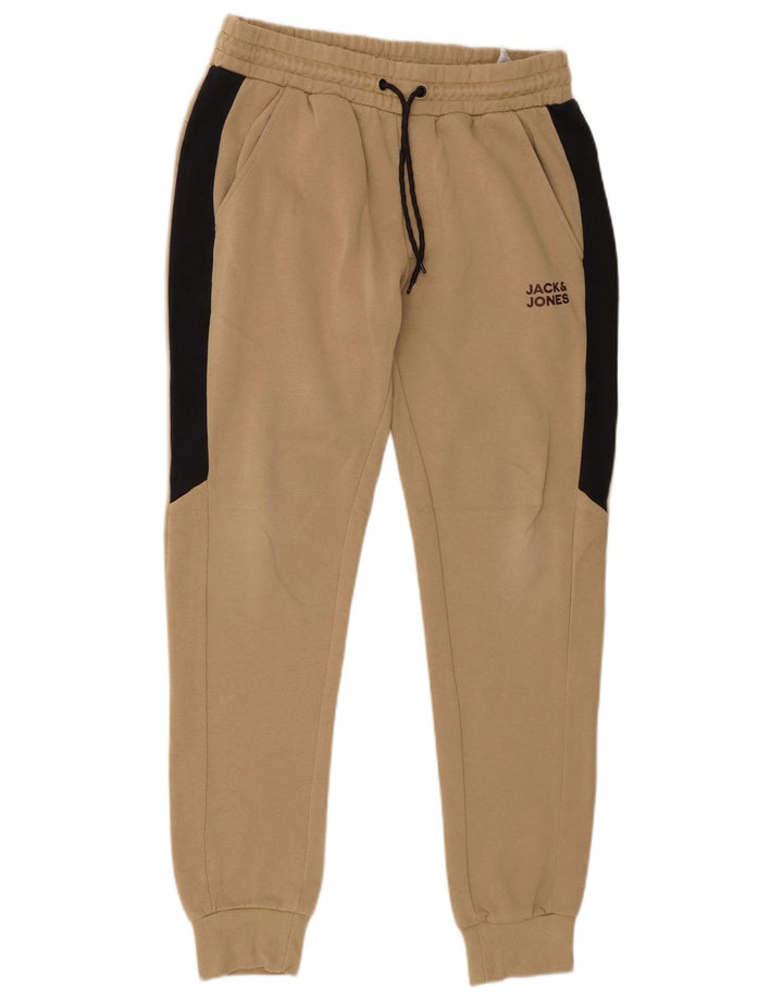 Jack & Jones Hombre Pantalones De Chándal Joggers Medium Beige Colorblock