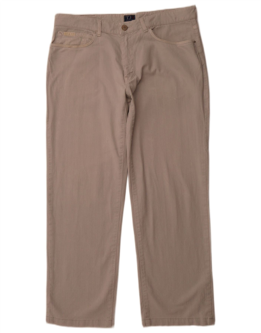 TRUSSARDI Pantalones informales rectos para mujer W38 L29 Beige