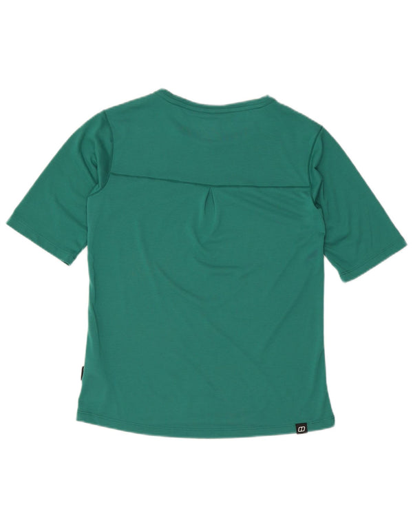 Berghaus Camiseta Mujer Top UK 8 Small Verde Poliéster