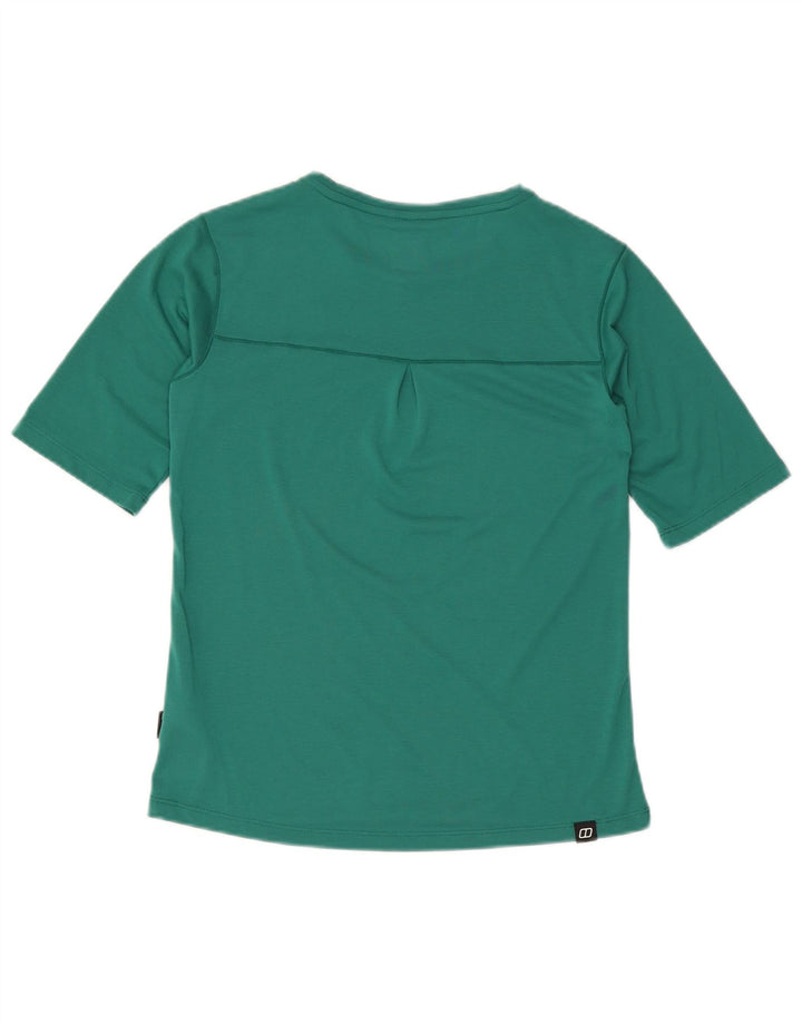 Berghaus Camiseta Mujer Top UK 8 Small Verde Poliéster