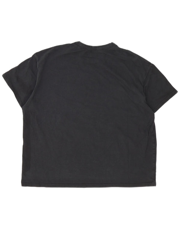 Nike - Camiseta holgada para hombre, talla 3XL, algodón negro