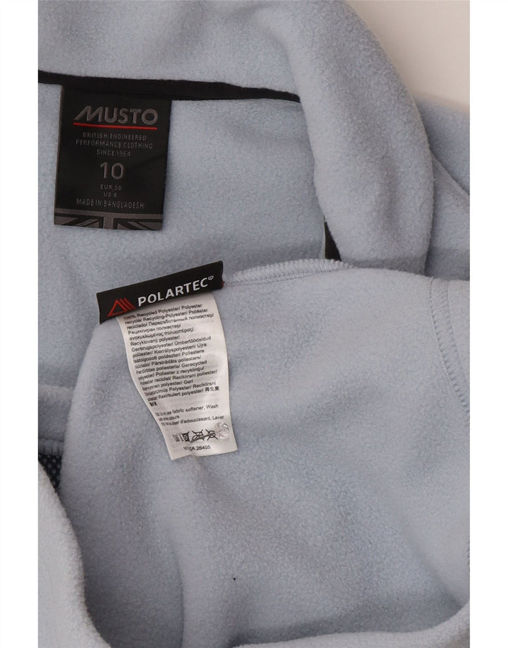 Musto Chaqueta polar para mujer UK 10 Small Poliéster azul