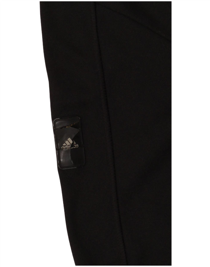 Adidas Hombre Chándal Top Chaqueta Mediano Negro Algodón