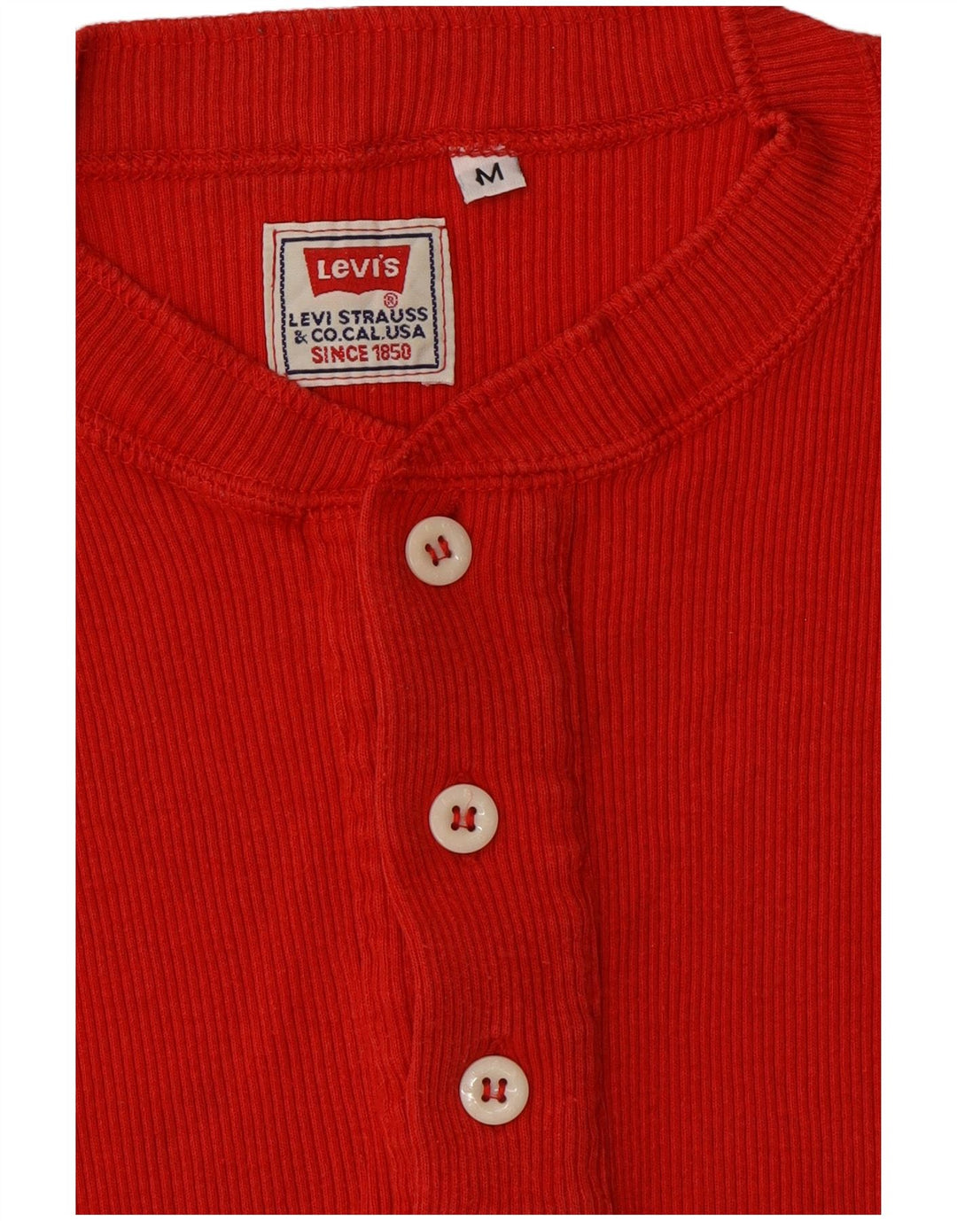 LEVI'S Camiseta Hombre Algodón Rojo Mediano