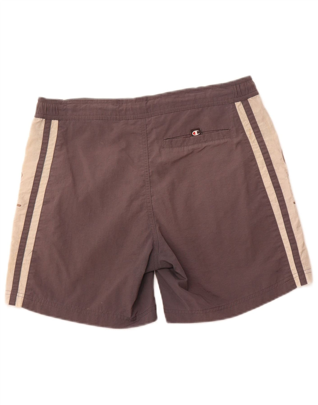 CHAMPION Bañador con estampado gráfico para hombre, tamaño pequeño, color gris, poliamida