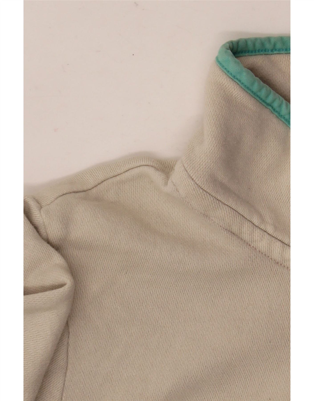 Joules - Sudadera con cuello y botones para mujer, talla 40, talla grande, color blanco a rayas