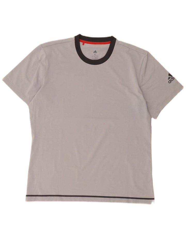 Adidas Hombre Camiseta Gráfica Top XL Gris Poliéster