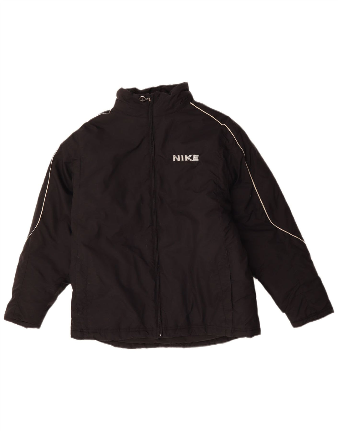 Nike Chaqueta acolchada con gráfico para niños 13-14 años XL Negro Poliéster