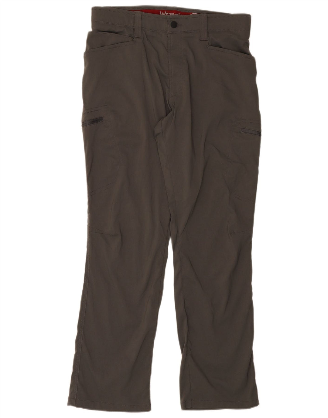 WRANGLER Pantalón cargo recto para mujer W32 L30 Nylon gris