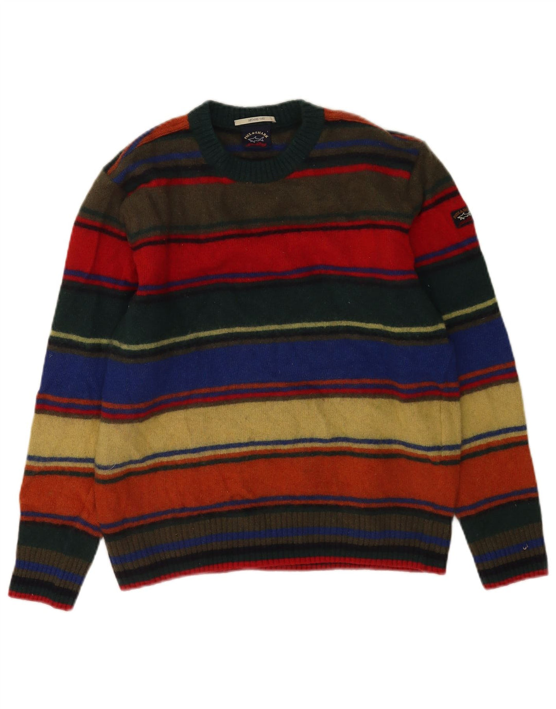 Paul & Shark Jersey de Cuello Redondo para Mujer UK 46 Grande Multicolor
