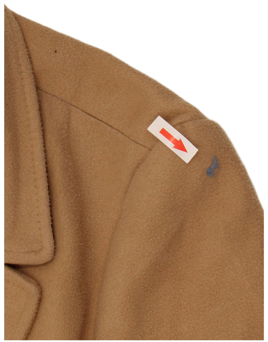 Topshop Abrigo abierto para mujer UK 8 Small Beige Poliéster