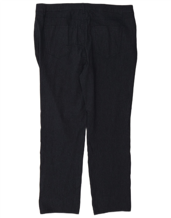 IZOD Mens Straight Casual Trousers W40 L30 Navy Blue Rayon Vintage Izod and Second-Hand Izod from Messina Hembry 