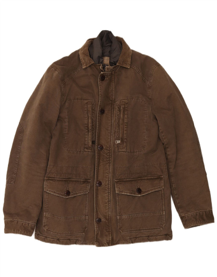 Marlboro Classics Chaqueta utilitaria para hombre IT 48 Algodón caqui mediano