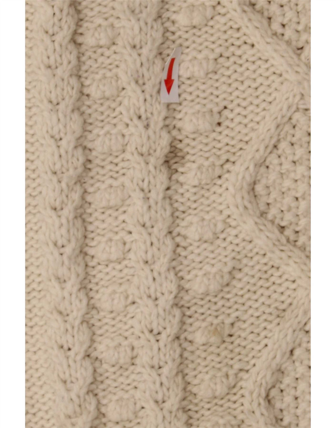 Zara Mujer Suéter De Cuello Alto De Gran Tamaño UK 46 Large Beige