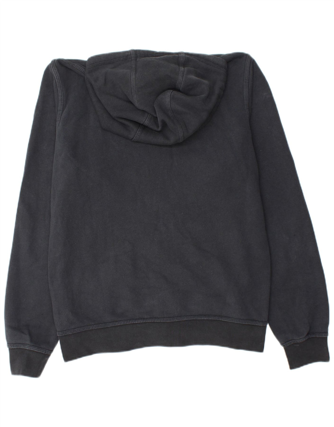 NIKE Sudadera con capucha y cremallera para hombre, mediana, algodón negro